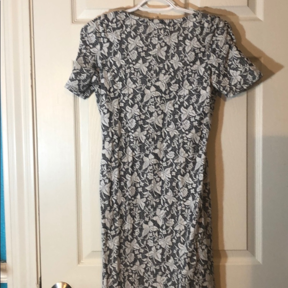 Wet Seal Gray and White Butterfly Print Dress - Picture 3 of 4